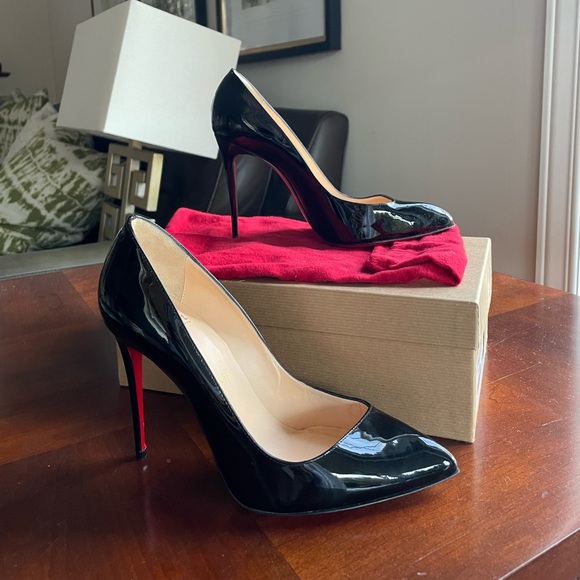 Christian Louboutin Heels | Authentic | size 37.5 | Corneille 100 Patent - Picture 2 of 7